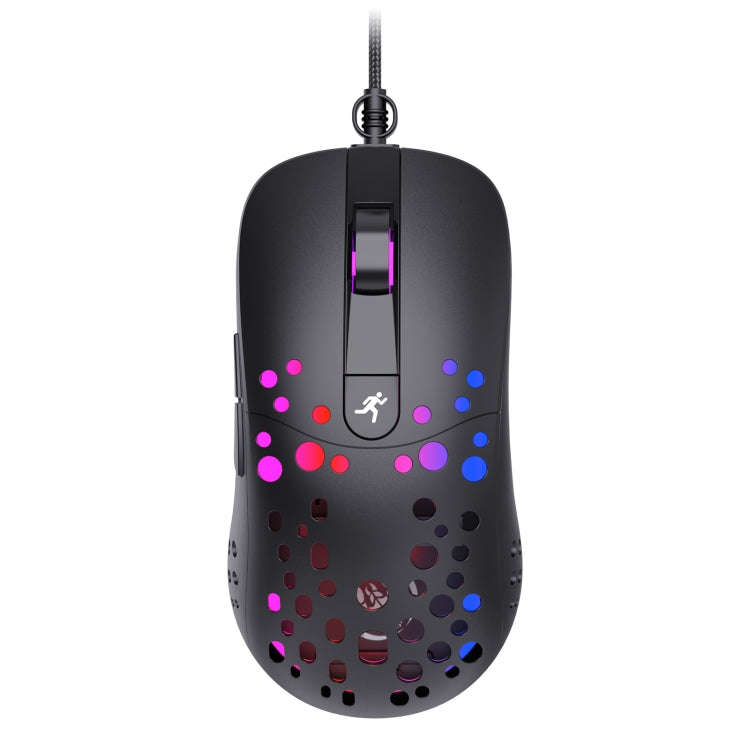 HXSJ A904 RGB Light Macro Programming Mechanical Gaming Wired Mouse, A904