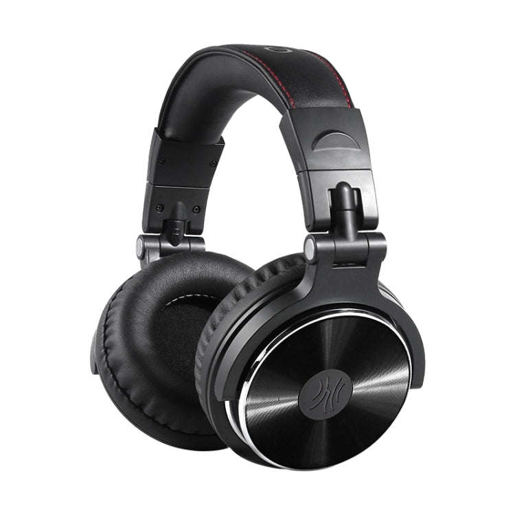 OneOdio Pro-10 Head-mounted Noise Reduction Wired Headphone with Microphone, Black Red, Black, Gr...