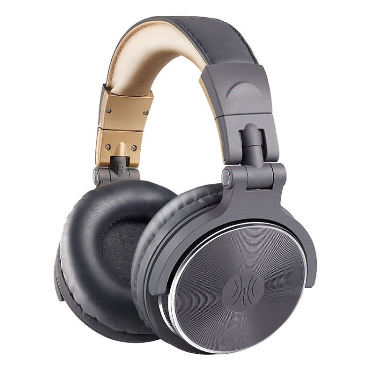 OneOdio Pro-10 Head-mounted Noise Reduction Wired Headphone with Microphone, Black Red, Black, Gr...