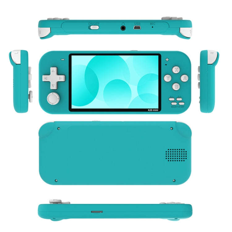 X20 mini Classic Games Handheld Game Console with 4.3 inch Screen & 8GB Memory, X20 mini / Yellow...