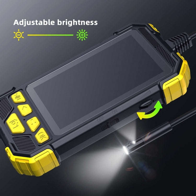 Y19 8mm Dual Lens Hand-held Hard-wire Endoscope with 4.3-inch IPS Color LCD Screen, 2m, 3.5m, 5m,...