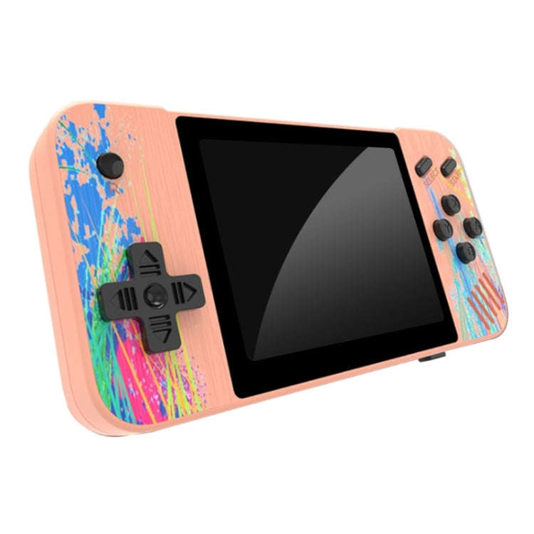 G3 Macaron 3.5 inch Screen Handheld Game Console Built-in 800 Games, Single Player / Pink, Single...