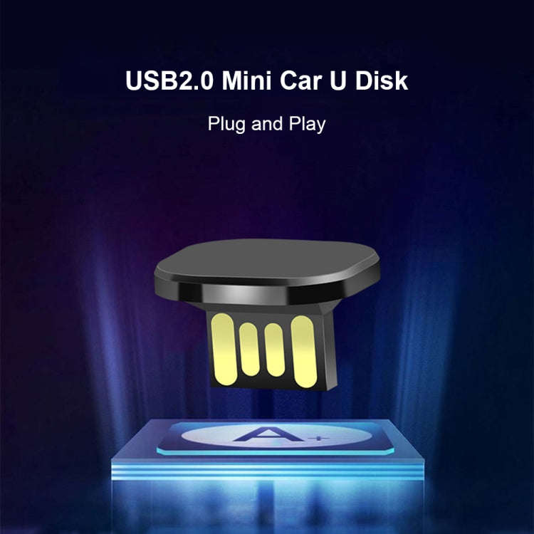 Car USB Interface Mini Metal U Disk, 16GB, 32GB, 64GB
