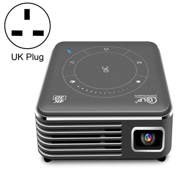 P11 854x480 DLP Smart Projector With Infrared Remote Control, Android 9.0, 4GB+32GB,, EU Plug, US...