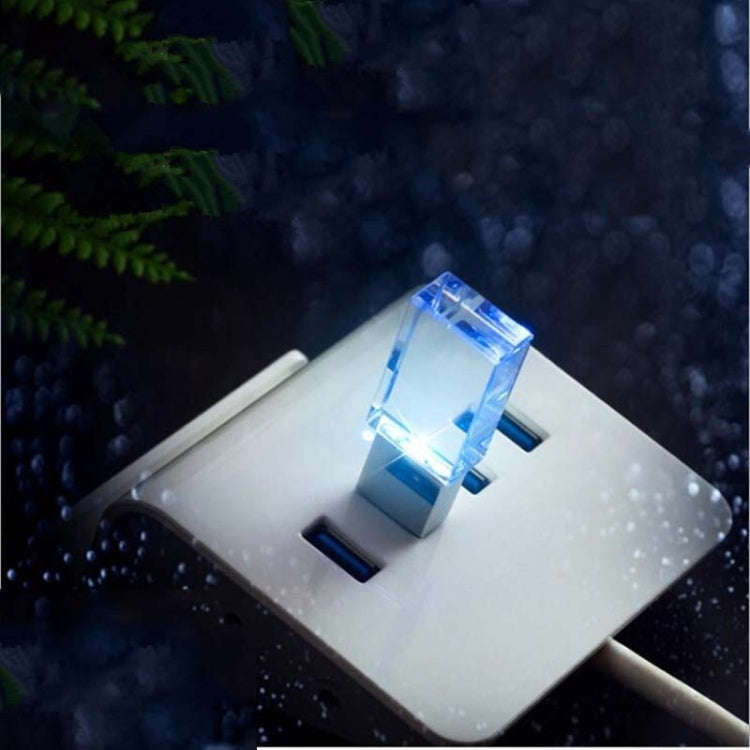 Crystal Flash Light Emitting USB 2.0 Flash Drive Car Music USB Flash Drive, 8GB, 16GB, 32GB, 64GB