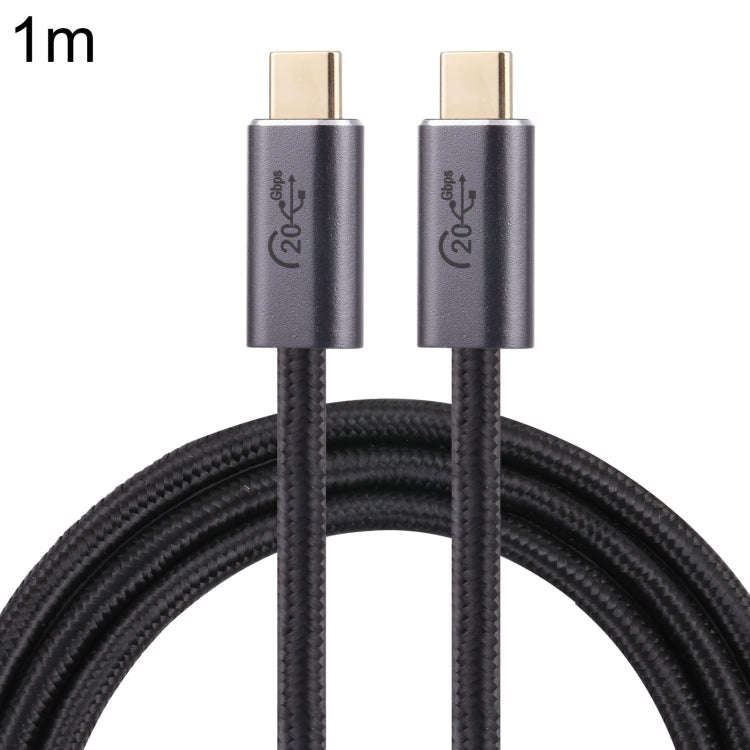 20Gbps USB 3.2 USB-C / Type-C Male to USB-C / Type-C Male Braided Data Cable, 0.5m, 1m, 1.5m, 2m, 3m