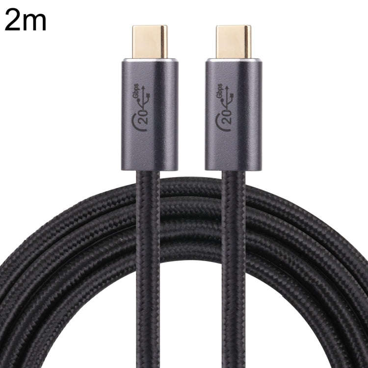 20Gbps USB 3.2 USB-C / Type-C Male to USB-C / Type-C Male Braided Data Cable, 0.5m, 1m, 1.5m, 2m, 3m