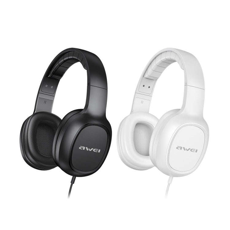 awei GM-6 3.5mm Stereo Wired Headset, GM-6(Black)