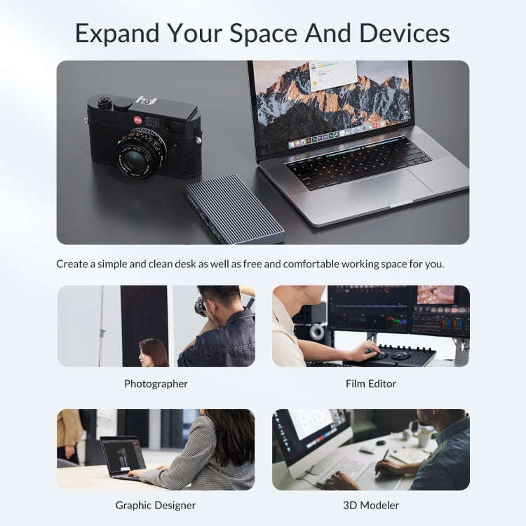ORICO TB3-S2 Thunderbolt 3 M.2 Dual-bay Docking Station, TB3-S2