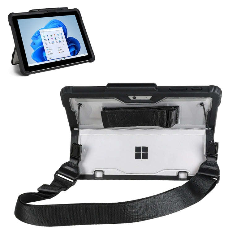 Acrylic Transparent Hand Shoulder Strap Laptop Case, For MicroSoft Surface Pro 8, For MicroSoft S...