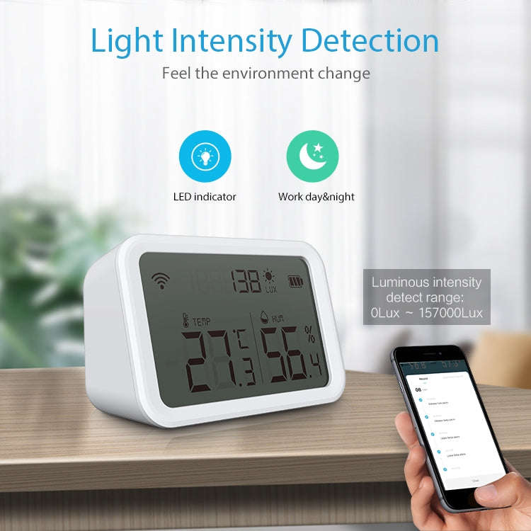 NEO NAS-TH02W WiFi 3 in1 Temperature and Humidity Sensor, TH02W