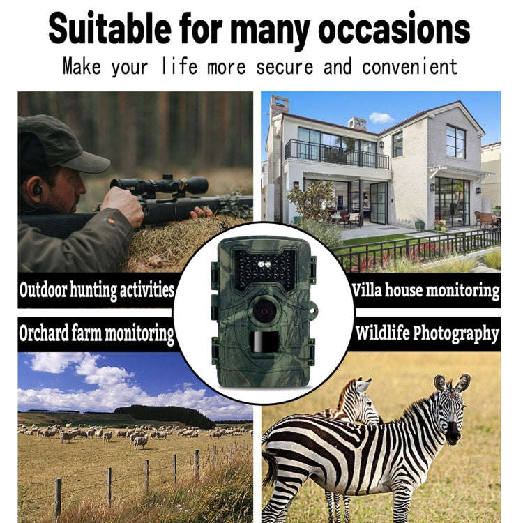 PR2000 2 Inch LCD Screen Infrared Night Vision Wildlife Hunting Trail Camera, PR2000