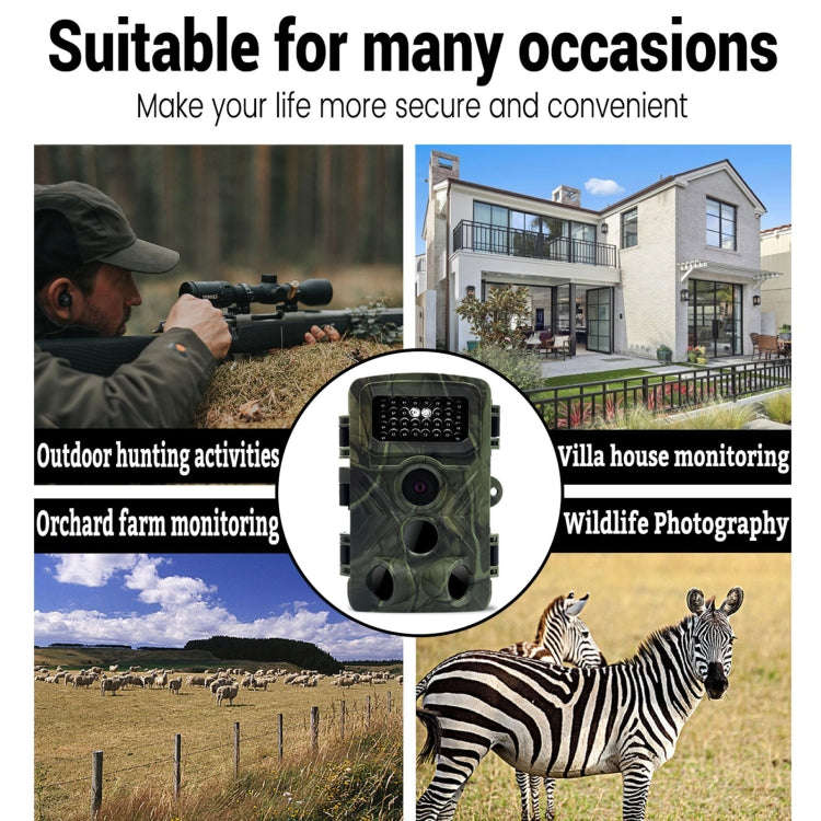 PR3000 2 Inch LCD Screen Infrared Night Vision Wildlife Hunting Trail Camera, PR3000