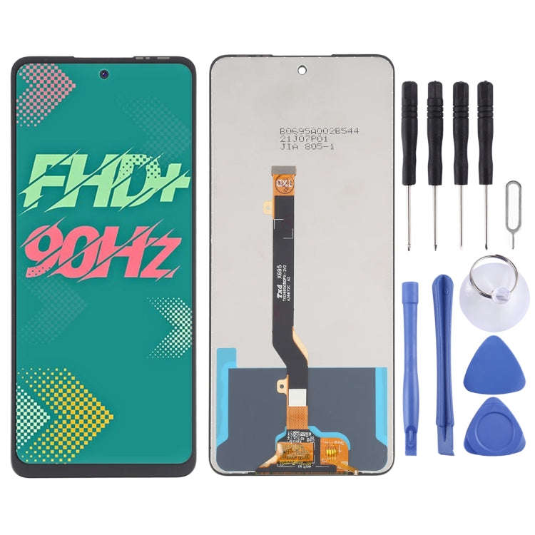AMOLED LCD Screen For Infinix Zero X / Zero X Pro X6811, X6811B with Digitizer Full Assembly, For...
