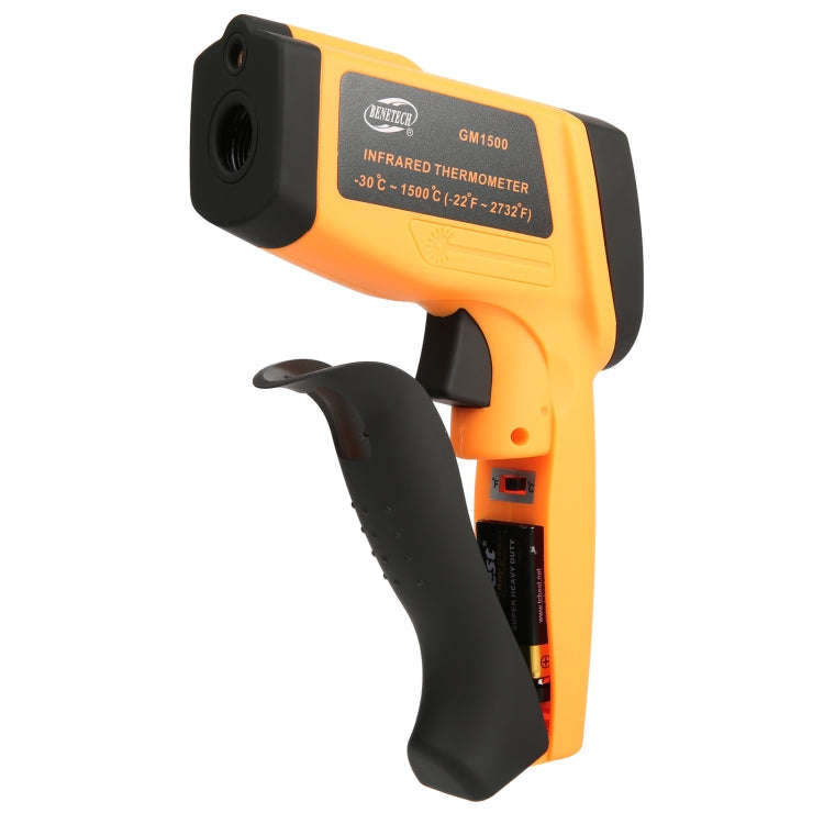 BENETECH GM1500 LCD Display Infrared Thermometer, Battery Not Included, GM1500