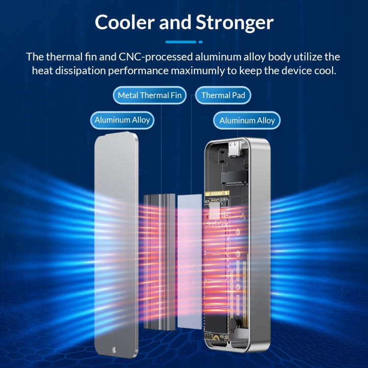 ORICO M.2 NGFF 6Gbps SSD Enclosure, M.2 NGFF (Gold), M.2 NGFF (Silver), M.2 NGFF (Grey)