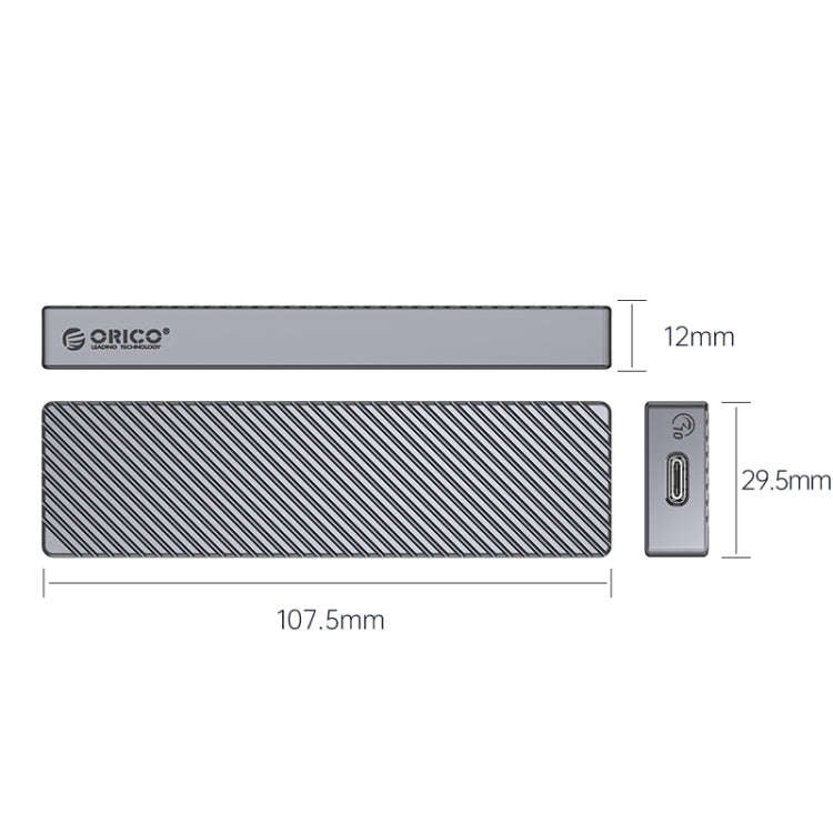 ORICO 10Gbps USB3.2 Gen2 Type-C M.2 NVMe/NGFF(SATA) Dual Protocol SSD Enclosure