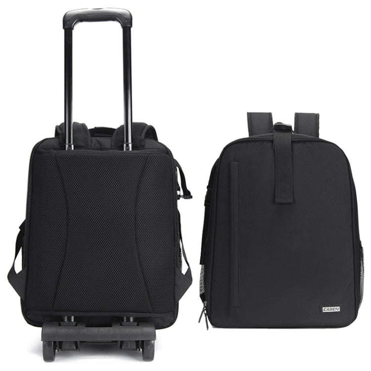 CADeN D6 V Camera Backpack Shoulders Drawbar Nylon Camera Bag, D6 V 32 x 18 x 43cm
