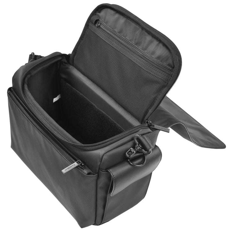 CADeN D73 Camera Sling Bag Water-resistant Shockproof Camera Handbag, 23.5 x 14 x 19cm Black Whit...