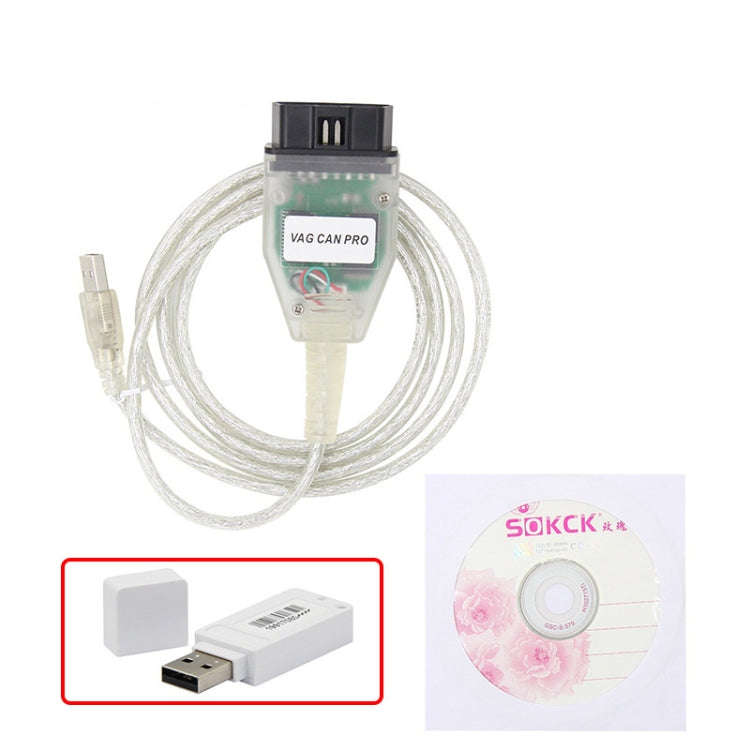 For Volkswagen / Audi VCP CAN PRO Diagnostic Cable Tools with Dongle, For Volkswagen / Audi