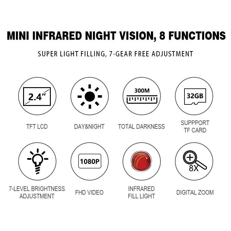 NV1182 Mini Outdoor Hunting Digital Night Vision Binoculars, NV1182