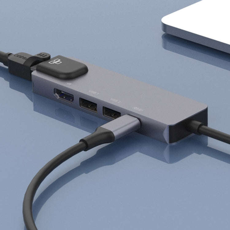 Onten OTN-UC920S USB-C / Type-C Portable Multifunctional HUB Docking Station, OTN-UC920S