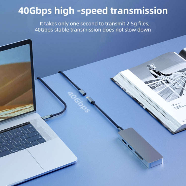 USB4.0 40Gbps Type-C Male to Female Extension Cable, 0.3m, 0.5m, 0.8m
