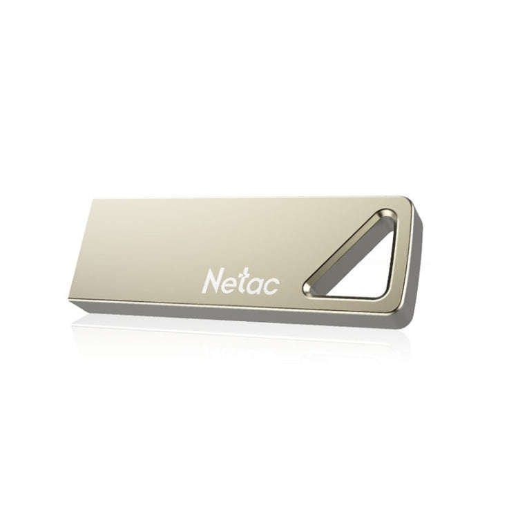Netac U326 64GB USB 2.0 Compact and Portable Zinc Alloy U Disk, U326 64GB