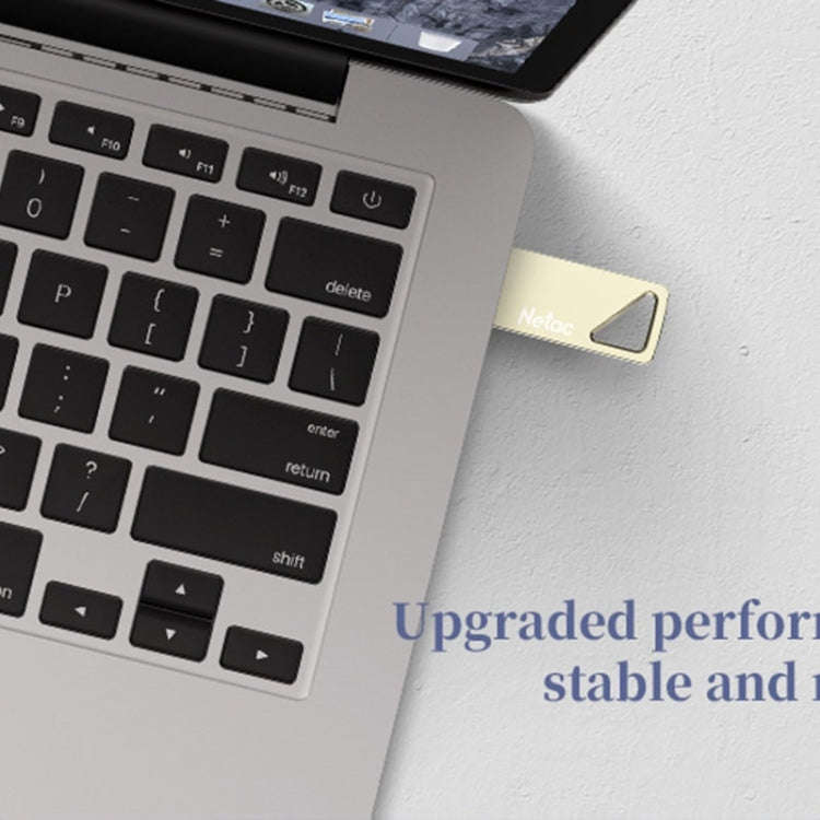 Netac U326 64GB USB 2.0 Compact and Portable Zinc Alloy U Disk, U326 64GB