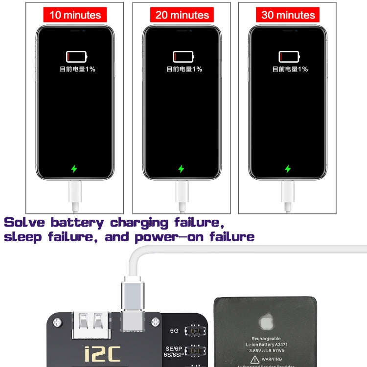i2C KC01 Multi-function Comprehensive Battery Repair Instrument for iPhone 6-14 Pro Max, Standard...