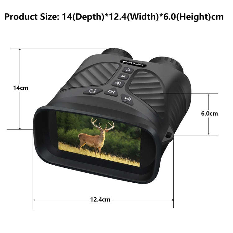 DT39 3 inch IPS Screen Binoculars Digital Binoculars Night Vision, DT39 (Black), DT39 (Green)