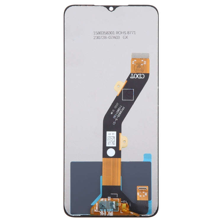 For Tecno Pop 7 Pro / Itel P40 BF7 OEM LCD Screen with Digitizer Full Assembly, For Tecno Spark G...