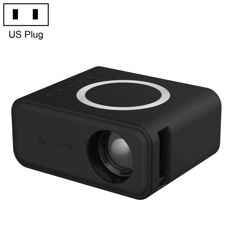 T300S 320x240 24ANSI Lumens Mini LCD Projector Supports Wired & Wireless Same Screen, US Plug, EU...