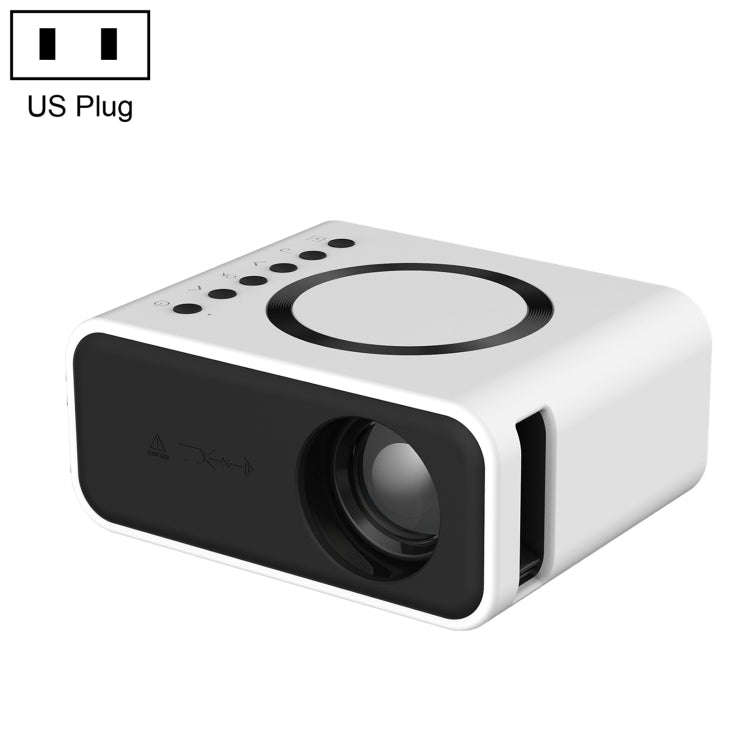 T300S 320x240 24ANSI Lumens Mini LCD Projector Supports Wired & Wireless Same Screen, US Plug, EU...