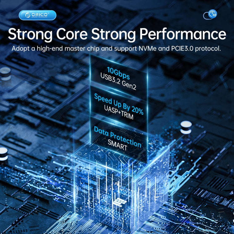 ORICO AM2C3-G2 M.2 NVME SSD Enclosure, AM2C3-G2