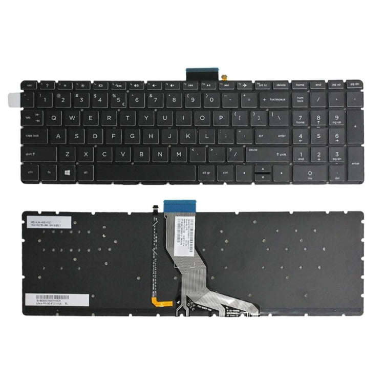 US Version Laptop Backlight Keyboard, For HP Spectre X360 15-CH, For HP 15-DA / 15-DB, For HP Pro...