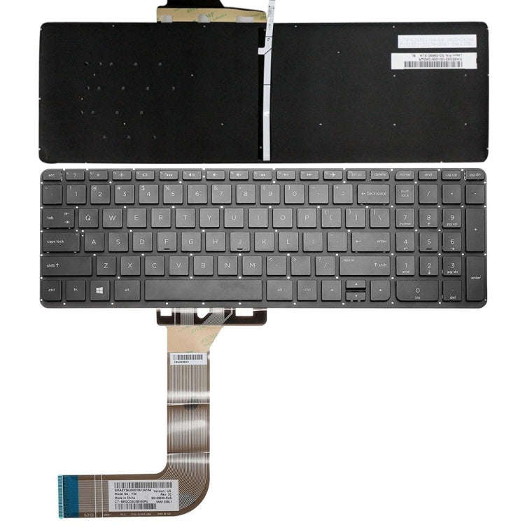 US Version Laptop Backlight Keyboard, For HP Spectre X360 15-CH, For HP 15-DA / 15-DB, For HP Pro...