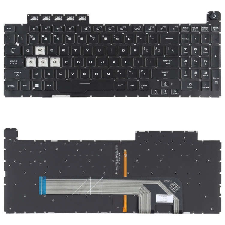 US Version Backlight Laptop Keyboard, For Asus TUF Gaming F15 FX506 FA506