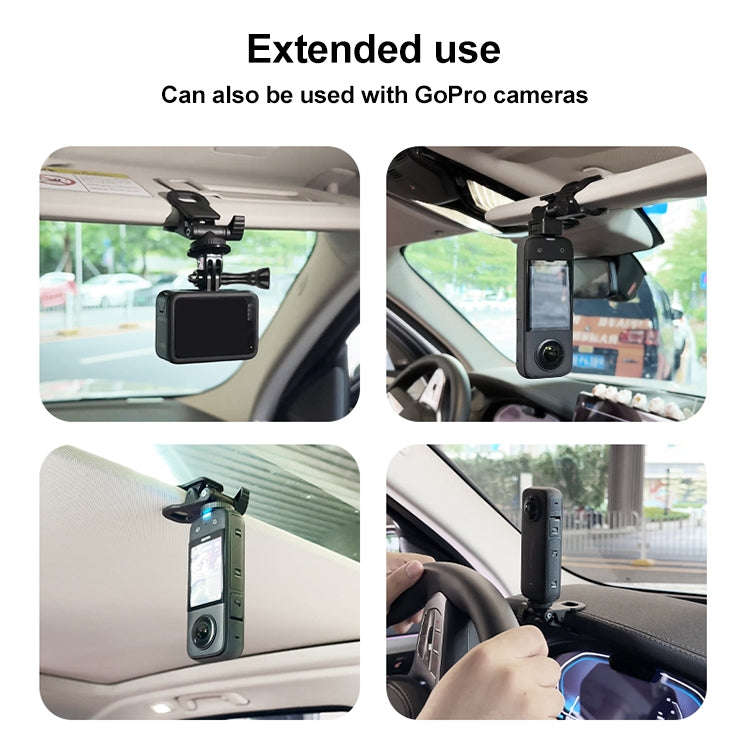 Car Sun Visor Bracket, Type A Action Camera Mount, Type B Action Camera Mount, Type A Phone Clamp...