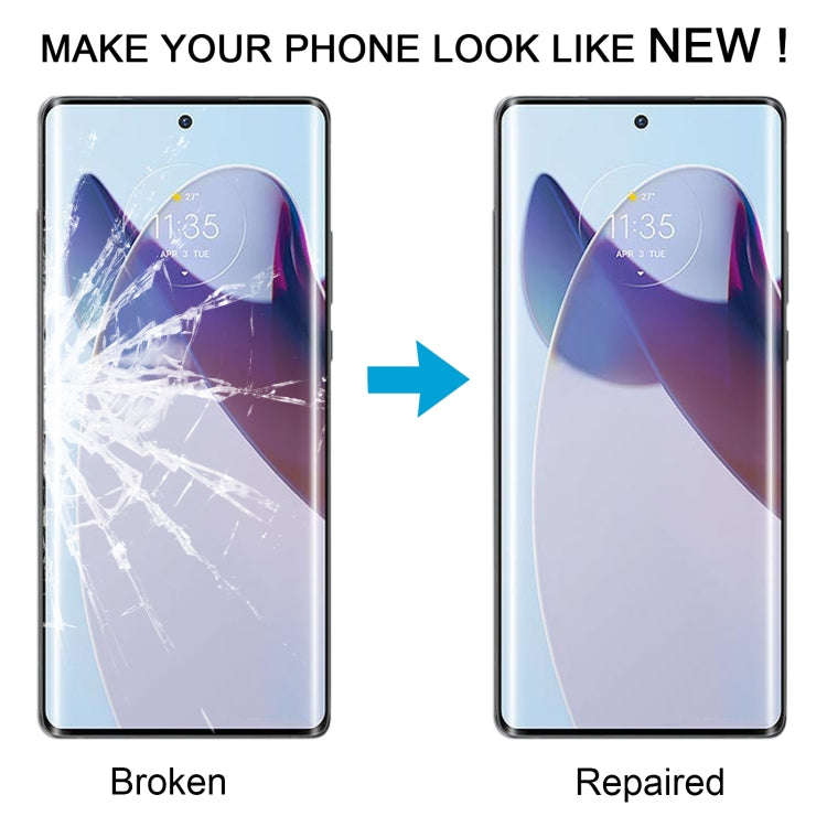Front Screen Outer Glass Lens with OCA Optically Clear Adhesive, For Motorola Moto X30 Pro, For M...