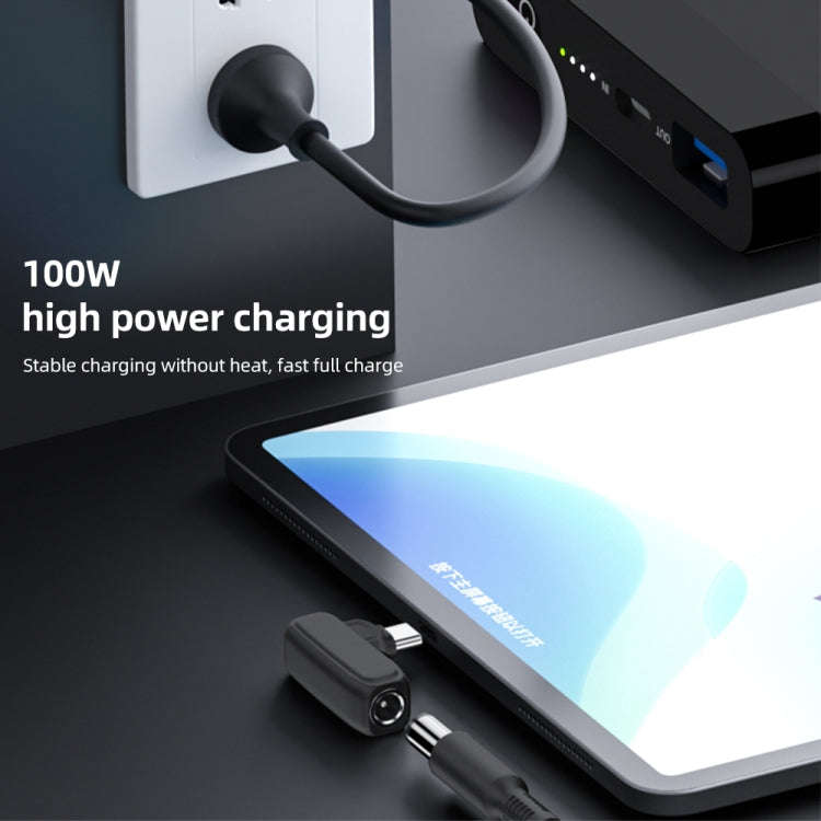 100W M 4.5X0.6mm Female to USB-C/Type-C Male Plug Charging Adapter, 4.5X0.6mm