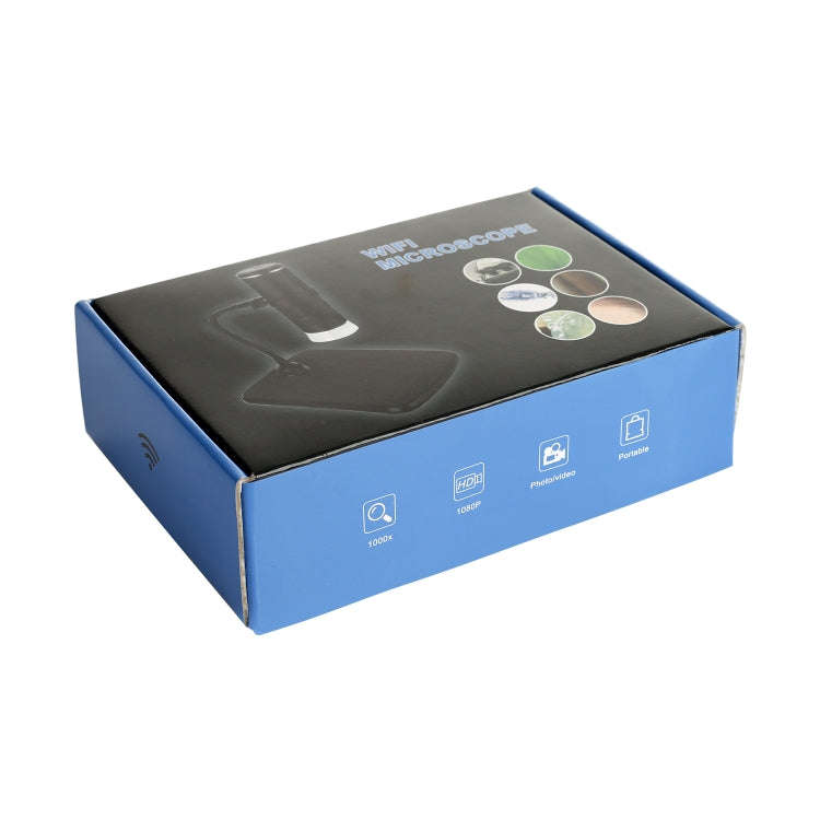 F210 1000X WiFi Digital Microscope with Helical Tube Bracket, F210 Black