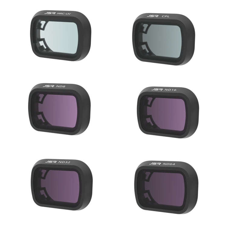 For DJI Mini 4 Pro JSR KB Series Drone Camera Lens Filter, MRC UV, CPL, ND8, ND16, ND32, ND64, ND...