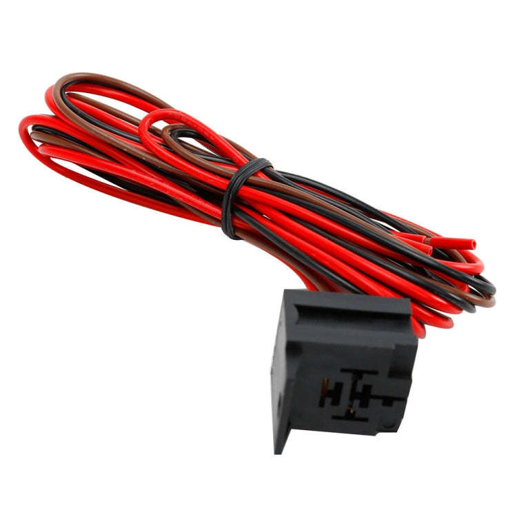 12V 60A Car Adjustable Electric Fan Cooling Control Relay Sensor Wiring Harness Kit, 12V 60A
