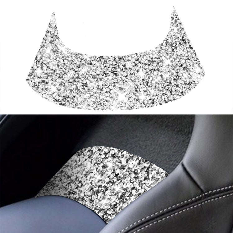 For Chevrolet Corvette C7 2014-2019 Car Rear Center Part Diamond Decorative Sticker, Left Drive, ...