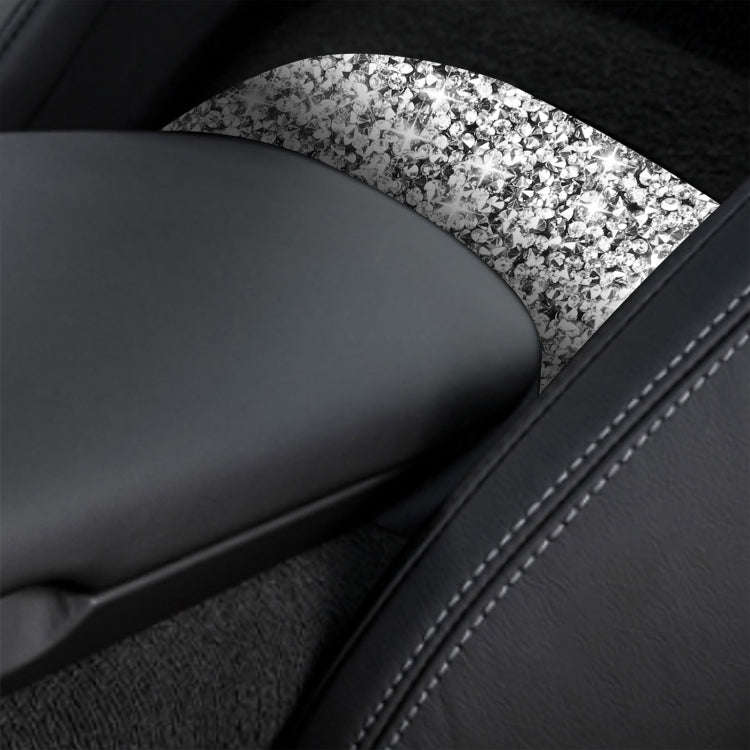For Chevrolet Corvette C7 2014-2019 Car Rear Center Part Diamond Decorative Sticker, Left Drive, ...