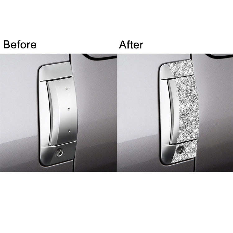 For Nissan 350Z 2003-2009 6pcs Car Door Outer Handle Diamond Decorative Sticker, Left Drive, Car ...