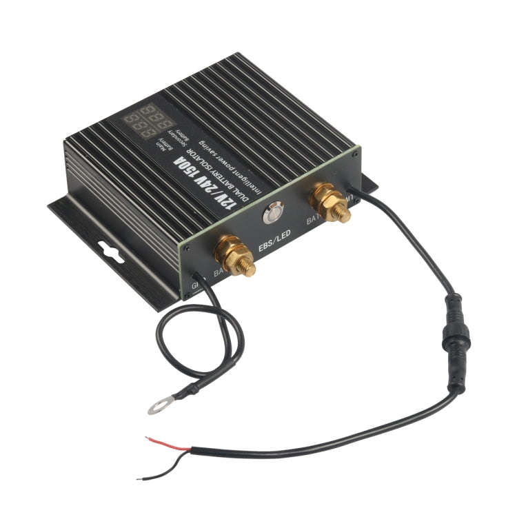 A8678 80-150A 12V Car Yacht RV Smart Dual Battery Isolation Controller, A8678