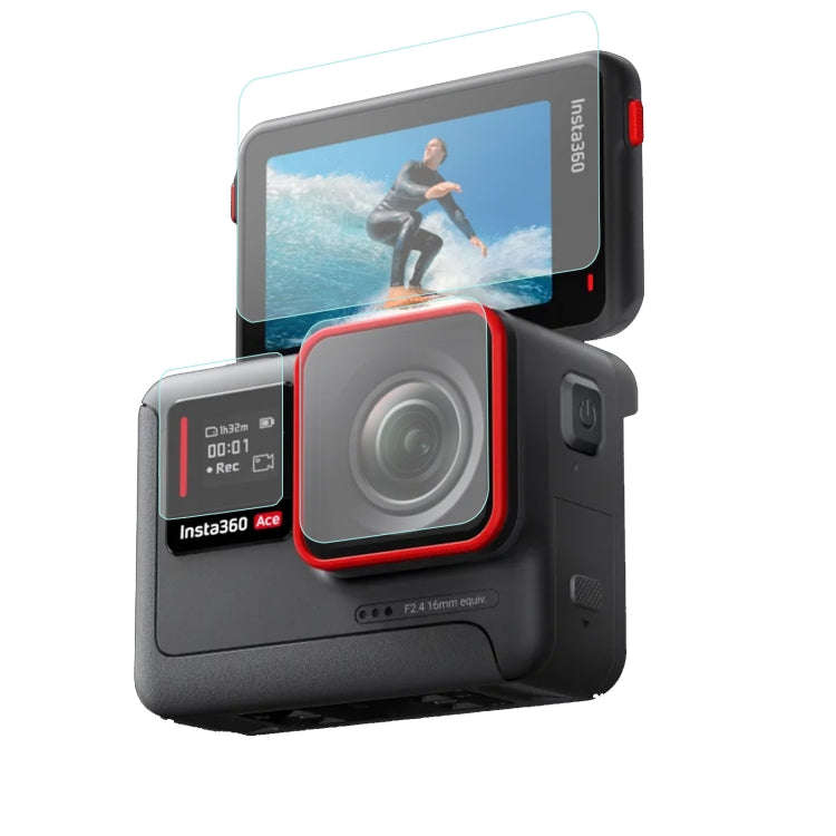 Sunnylife 3 in 1 Rear & Front Screen Lens Explosion proof Film, For Insta360 Ace Pro, For Insta36...