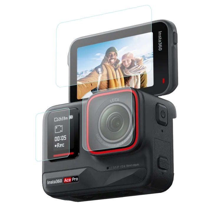 Sunnylife 3 in 1 Rear & Front Screen Lens Explosion proof Film, For Insta360 Ace Pro, For Insta36...